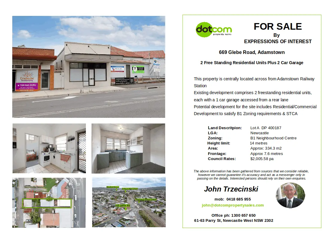 669 Glebe Road - Adamstown  - NSW - Australia