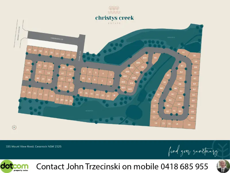 Christy's Creek - Cessnock - Site Plan